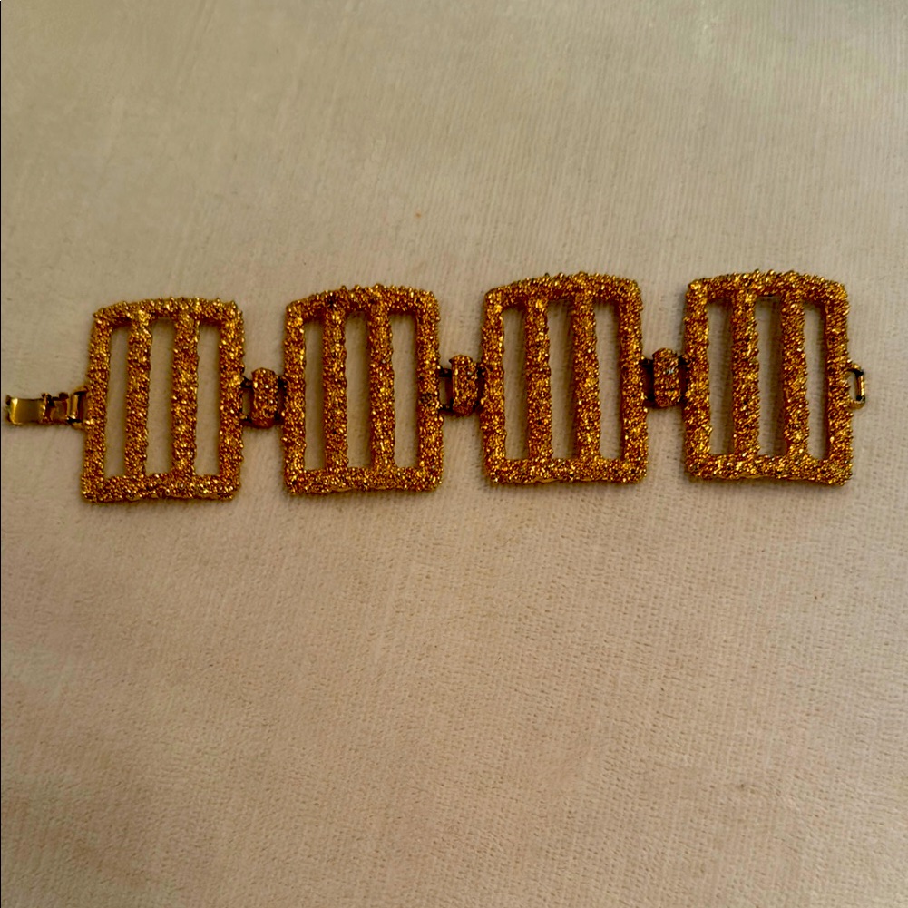 Napier Brutalist Gold Bracelet 110$
